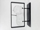 Erik Höglund, skulptur "Lejon" glas och smide