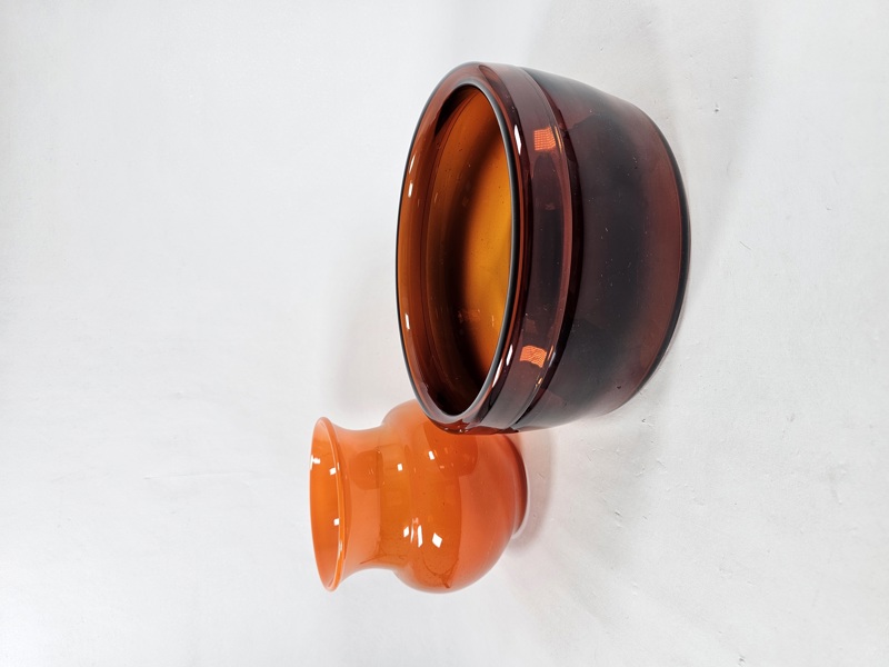 Erik Höglund, större skål och vas, signerade