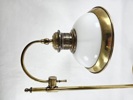 Bordslampa, glas/metall