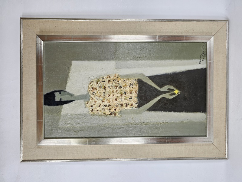 Fabian Lundqvist, oljemålning, signerad