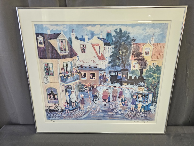 Gösta Månsson, litografi, signerad, numrerad 58/290