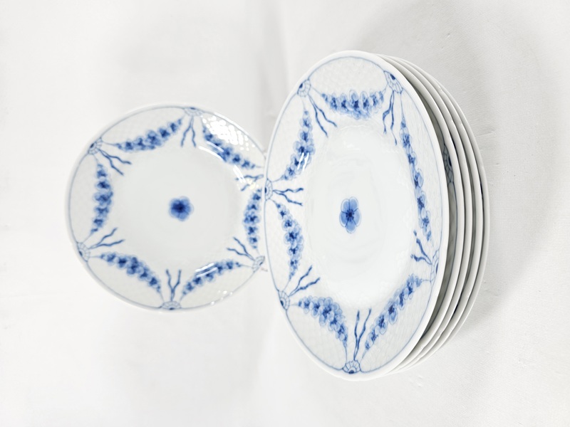 Bing Gröndahl, förättstallrikar, 6 st "Empire"