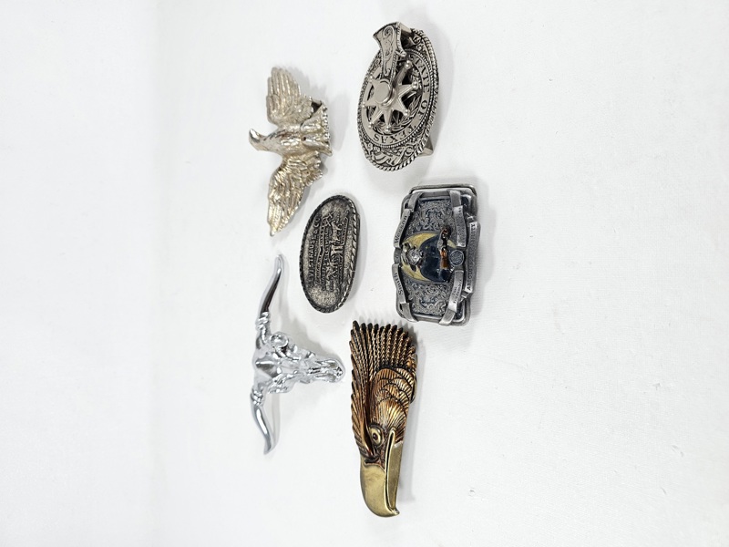 Bältesspännen, 6 st, bla smith & Wesson