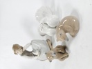 Lladro och Nao, 4 figuriner
