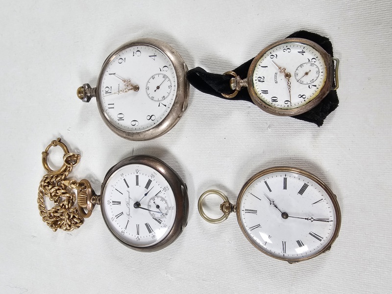 Fickur, 4 st, bla omega och Spiral Brequet