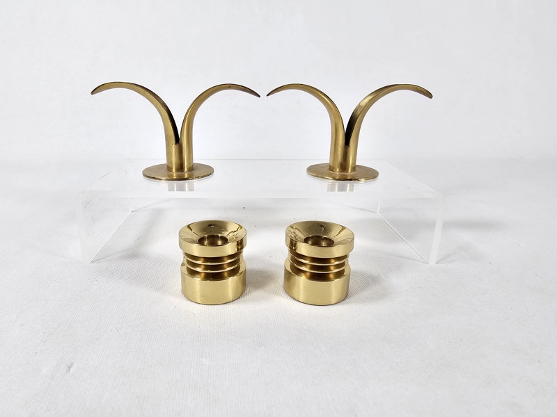 Hans-Agne Jakobsson & Ystad metall, ljusstakar, 2 par