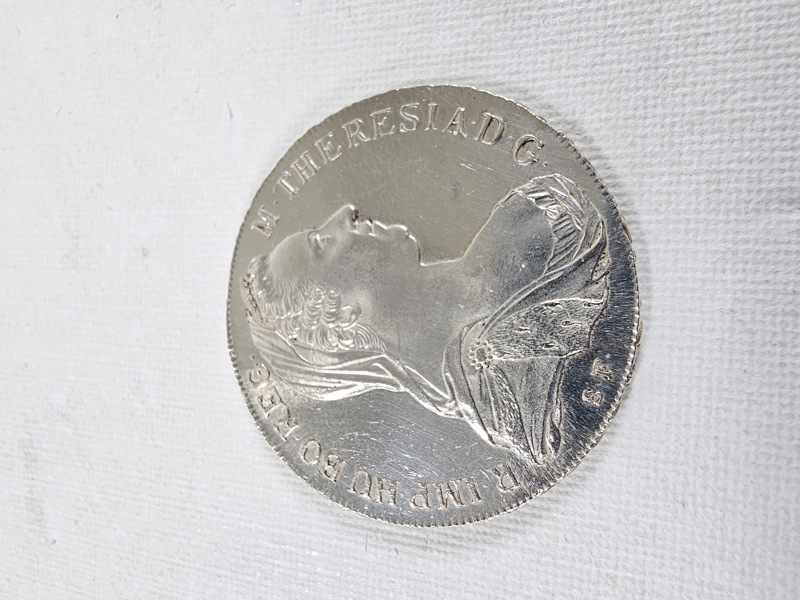 Mynt, silver, 28 gr, Maria Theresia, 1780