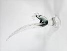 Glasskulptur "fågel" FM Konstglas
