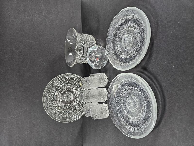 Parti glas, 13 del, bla snapsglas Ultima Thule, Tapio Wirkkala Iittala