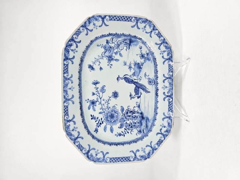 Antikt stekfat, porslin, Kina, 1735 - 1795