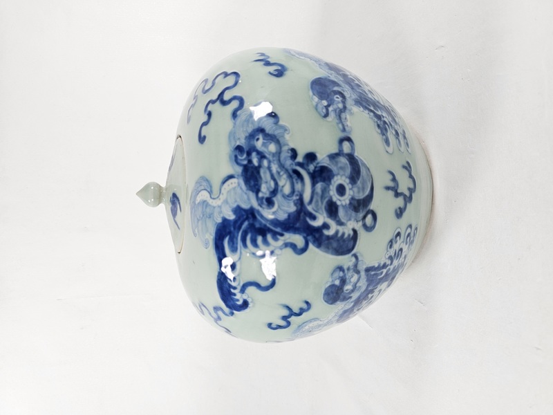 Bojan/kruka med lock, Kina