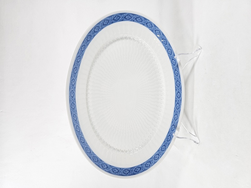 Arnold Krog, uppläggningsfat "Blå vifte" Royal Copenhagen 