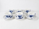 Royal Copenhagen, kaffeservis, 19 del "Blå blomster"