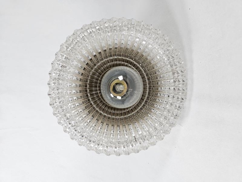 vägglampa, glas/mässing