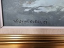 Wiktor Korecki, oljemålning, signerad