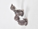 Bing Gröndahl, 2 figuriner "Katter"