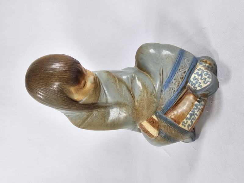 Lladro, figurin "Eskimåflicka" Spanien