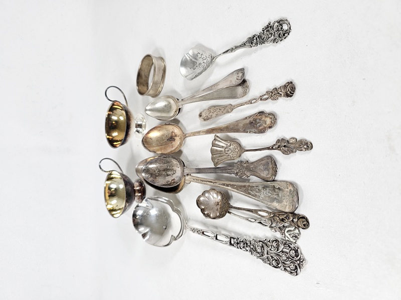 Silver, parti, vikt 370 gr