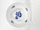 Royal Copenhagen, 12 djupa mattallrikar "Blå Blomster"