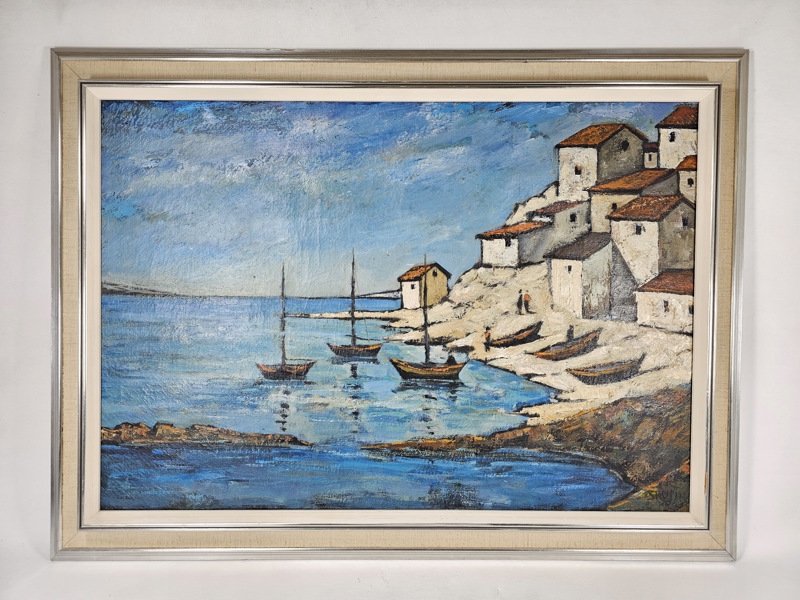 Richard Skupin, oljemålning, Polen