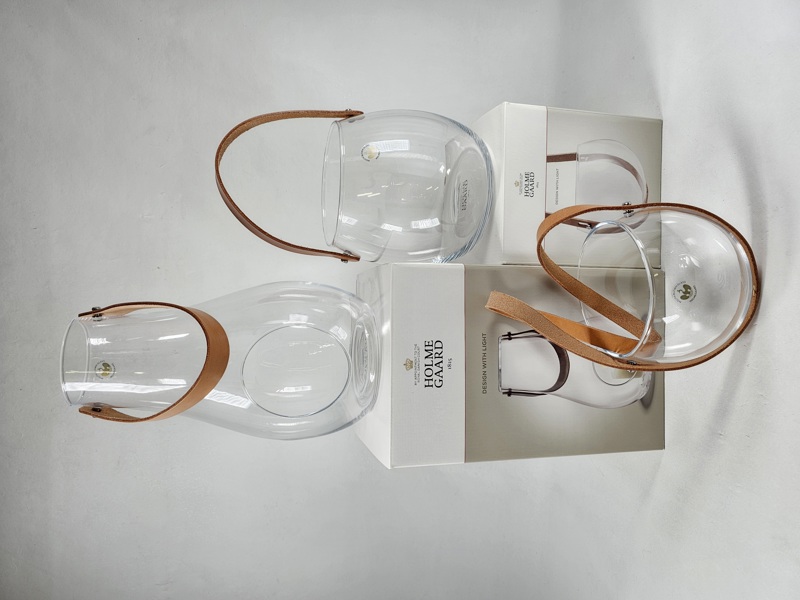 Holmegaard, 3 del, vas/kruka/ljuslykta