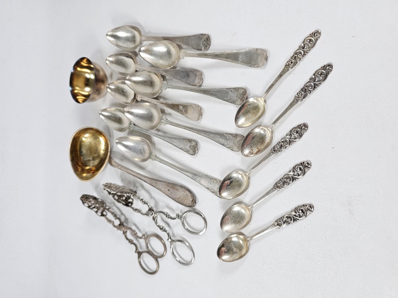 Silver, parti, vikt 400 gr