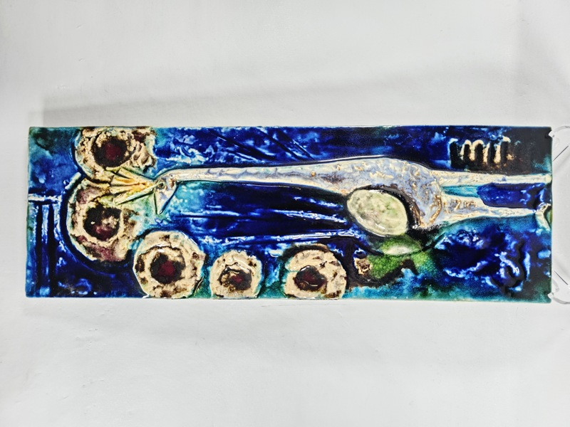 Helmut Schäffernacker, större väggrelief, keramik