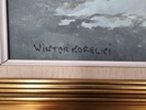 Wiktor Korecki, oljemålning, signerad