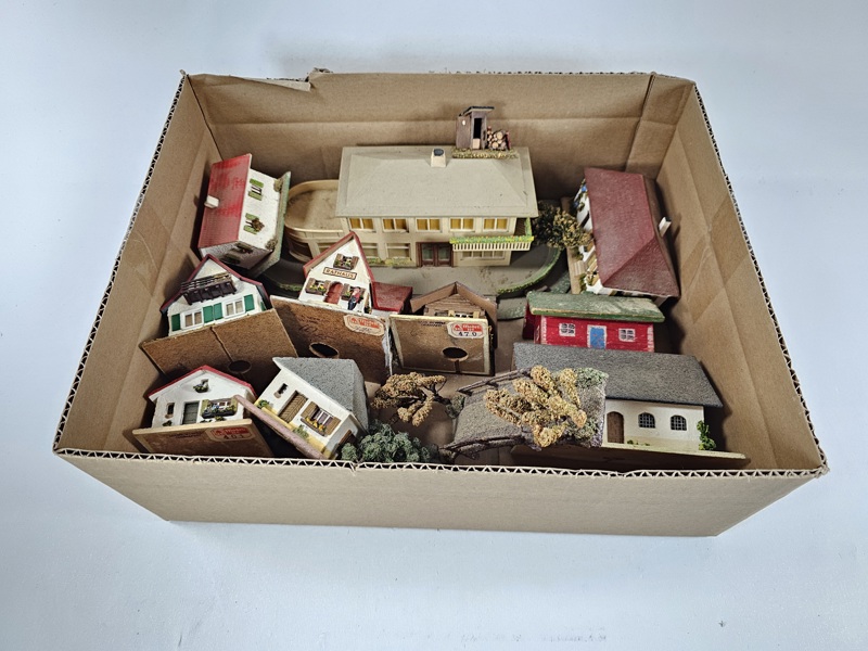 Div hus mm till modelljärnväg, 