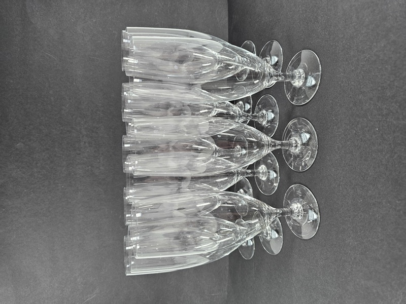 Olle Alberius, ölglas, 12 st "Pils" Orrefors