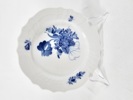 Royal Copenhagen, 12 assietter "Blå blomster"