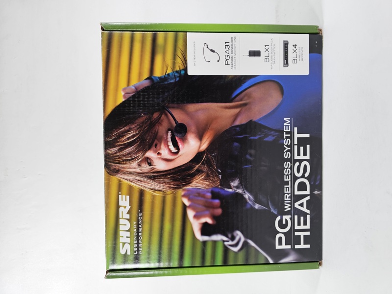 Shure, PG wireless system headset,