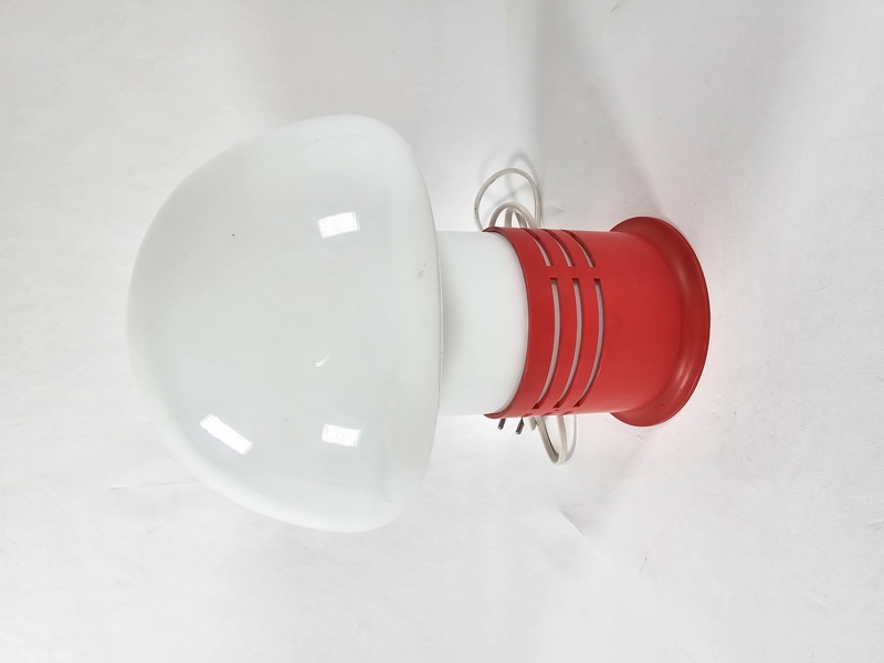 Bordslampa, glas, plast